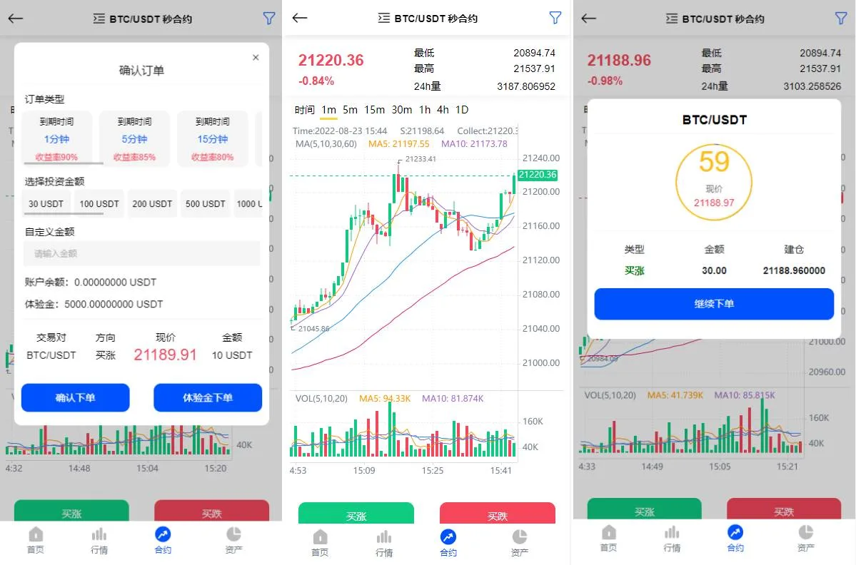 二开版多语言秒合约交易所微盘时间系统源码/区块链交易所源码/完整脚本任务