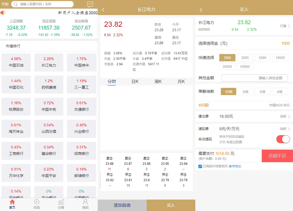 新版股票配资策略实时行情源码下载